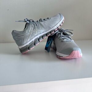 Asics Women's Athletic Shoes in Gray and Pink